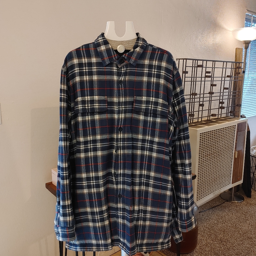 LL Bean Fleece Lined Shirt